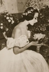 Tamara Toumanova in Les Sylphides, aus Grand Ballet de Monte-Carlo, 1949